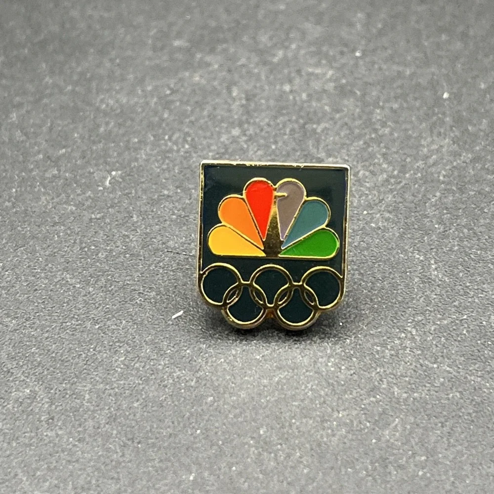 NBC Peacock Logo‎ Olympics Sponsor Lapel Hat Pin